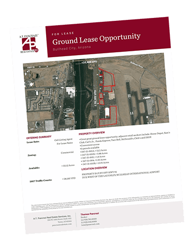 Bullhead Airport Ground Lease Opportunity